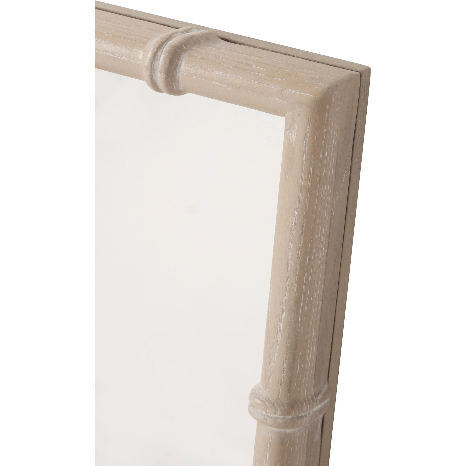 Tessa Bamboo Detail Mirror by Worlds Away. Made from unique in a modern style.