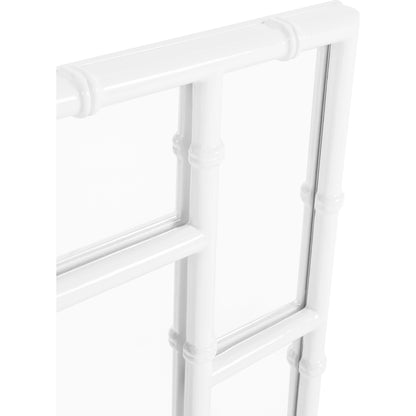 Tessa Bamboo Detail Mirror by Worlds Away. Made from unique in a modern style.