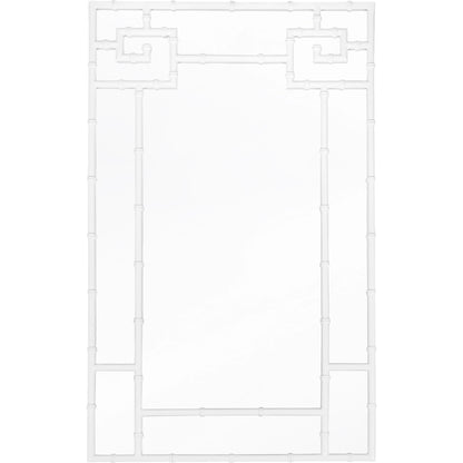 Tessa Bamboo Detail Mirror by Worlds Away. Made from unique in a modern style.