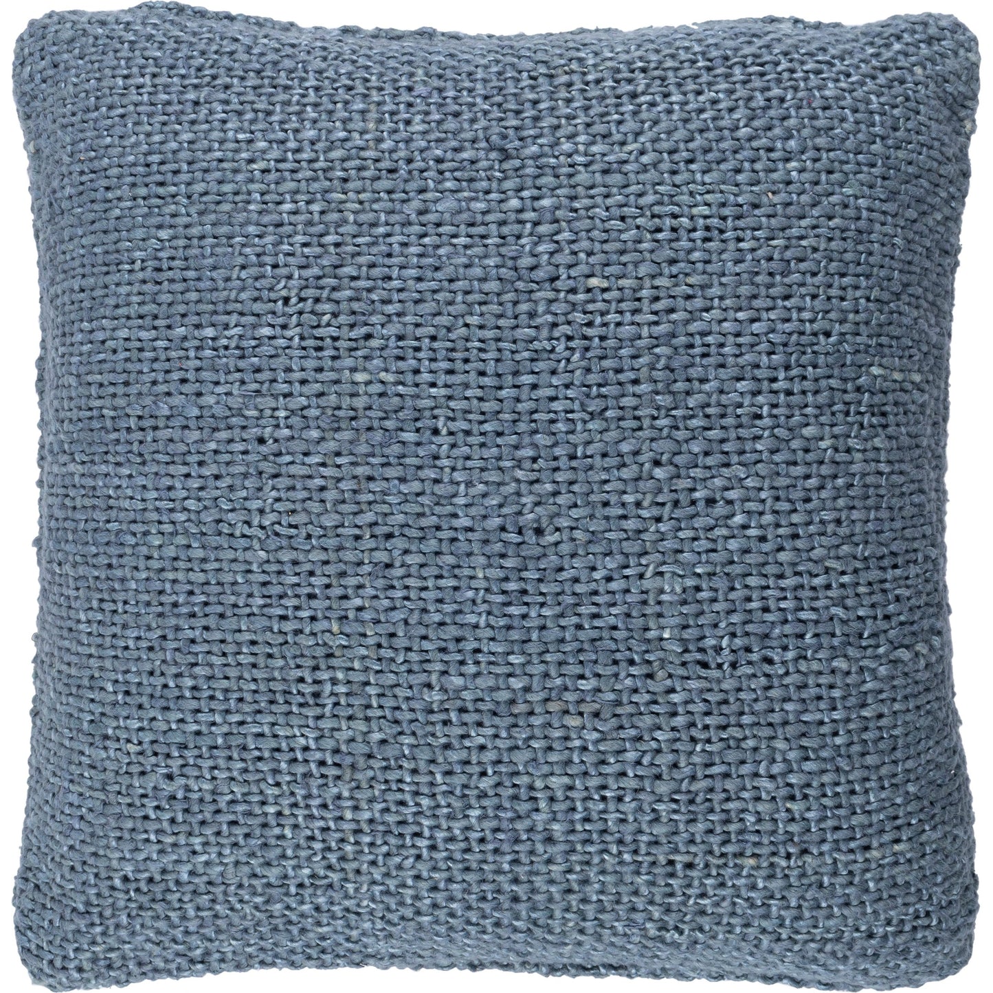 002 SI-1891536,SI-1891537 | Primary Silo | Terry Pillow - 8514 by Surya in denim. Made from 80% viscose, 20% linen in a cottage & farmhouse style.
