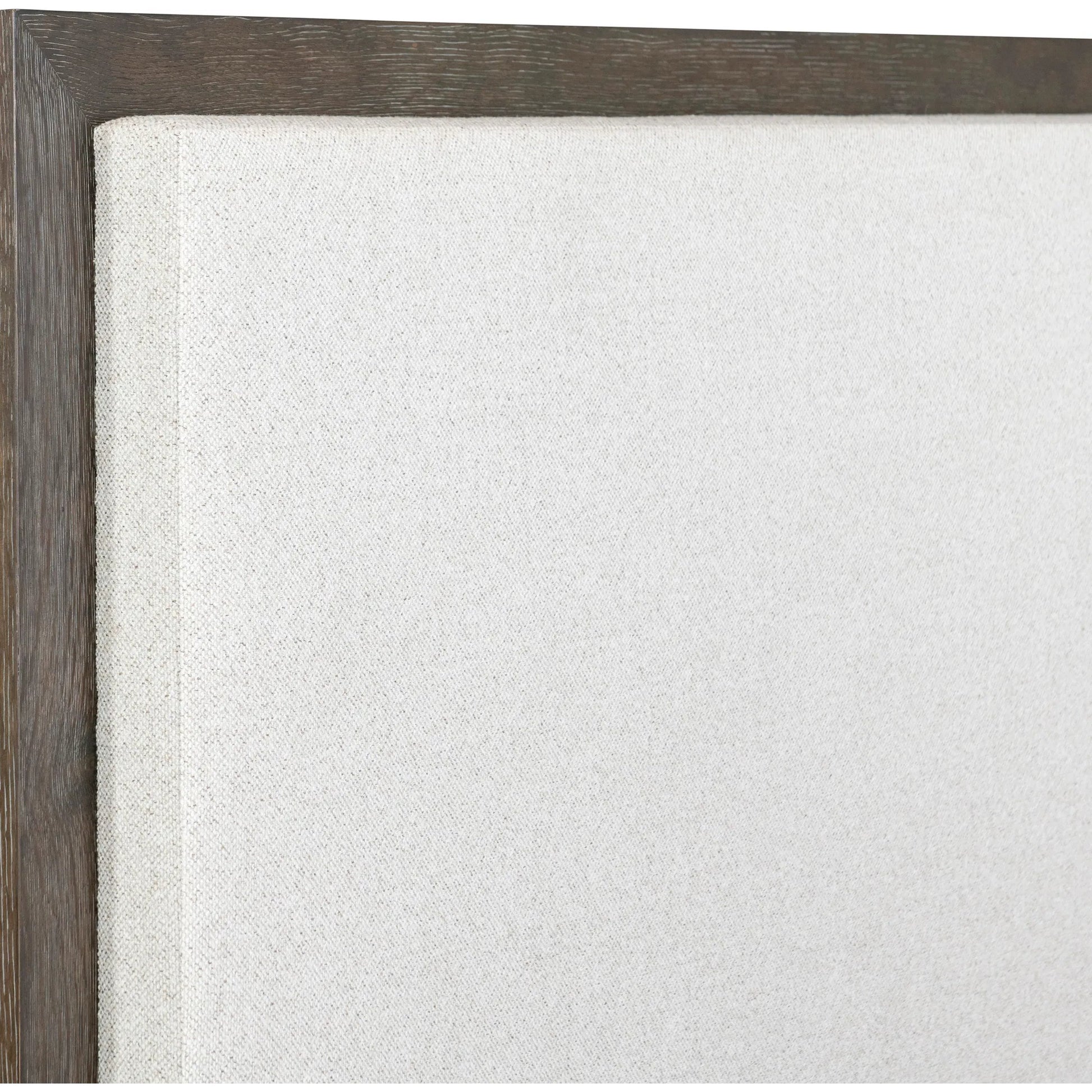 Outline Panel Bed by Bernhardt in cassel. Made from wood, fabric in a transitional style.