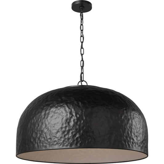 Buckner Pendant by Visual Comfort & Co. in aged iron. Made from steel in a modern style.
