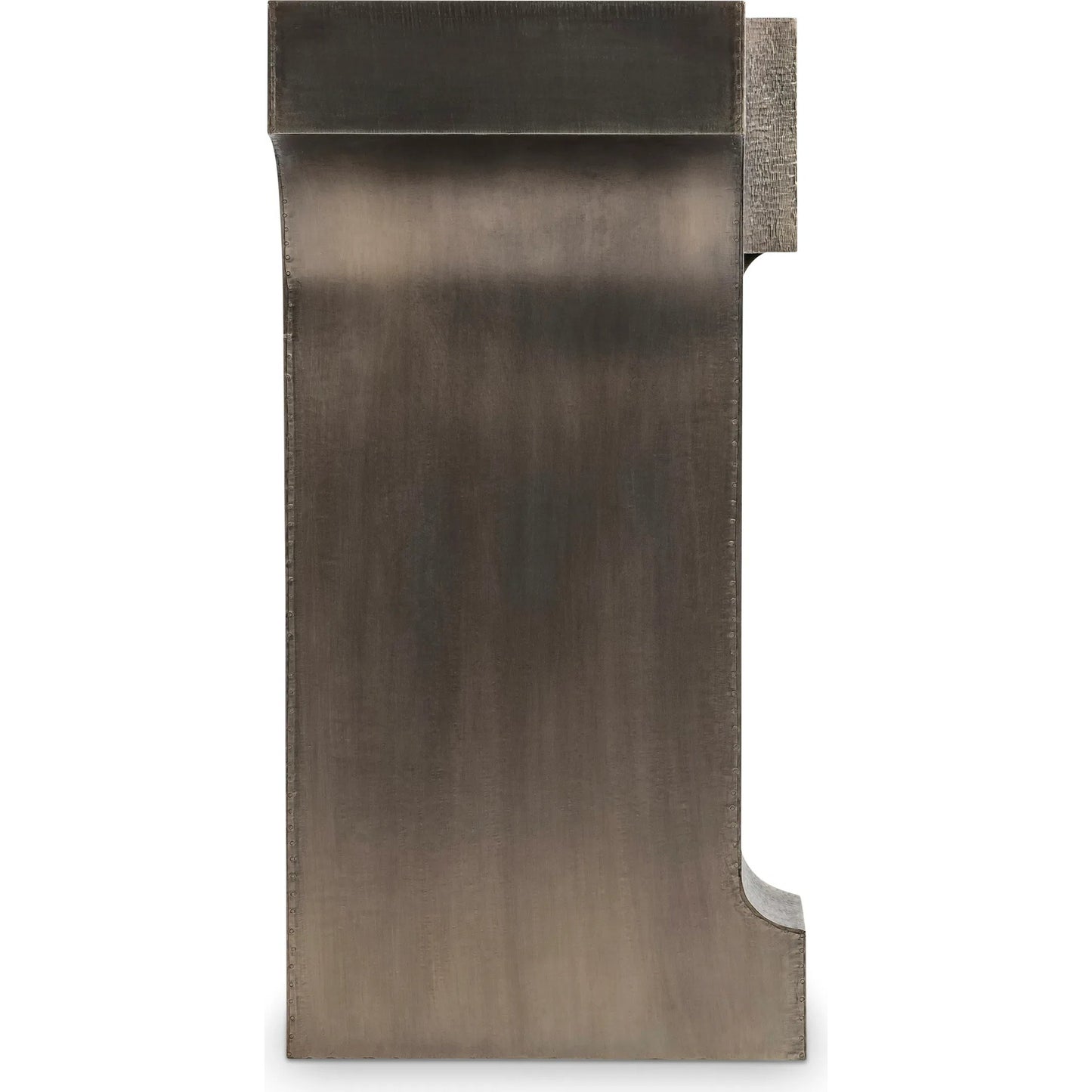 003 SI-2524022 | Additional Silo | Argos Console Table by Bernhardt in aged brass. Made from metal in a rustic style.