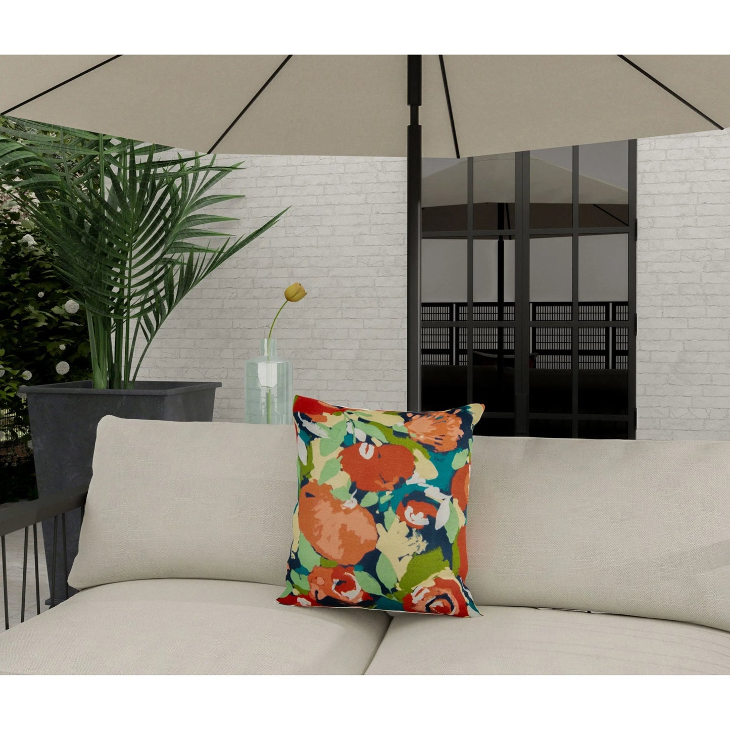 004 SI-2023550 | Lifestyle | Daniels Indoor/Outdoor Pillow by HedgeApple Essentials in multi. Made from polyester in a eclectic & global style.