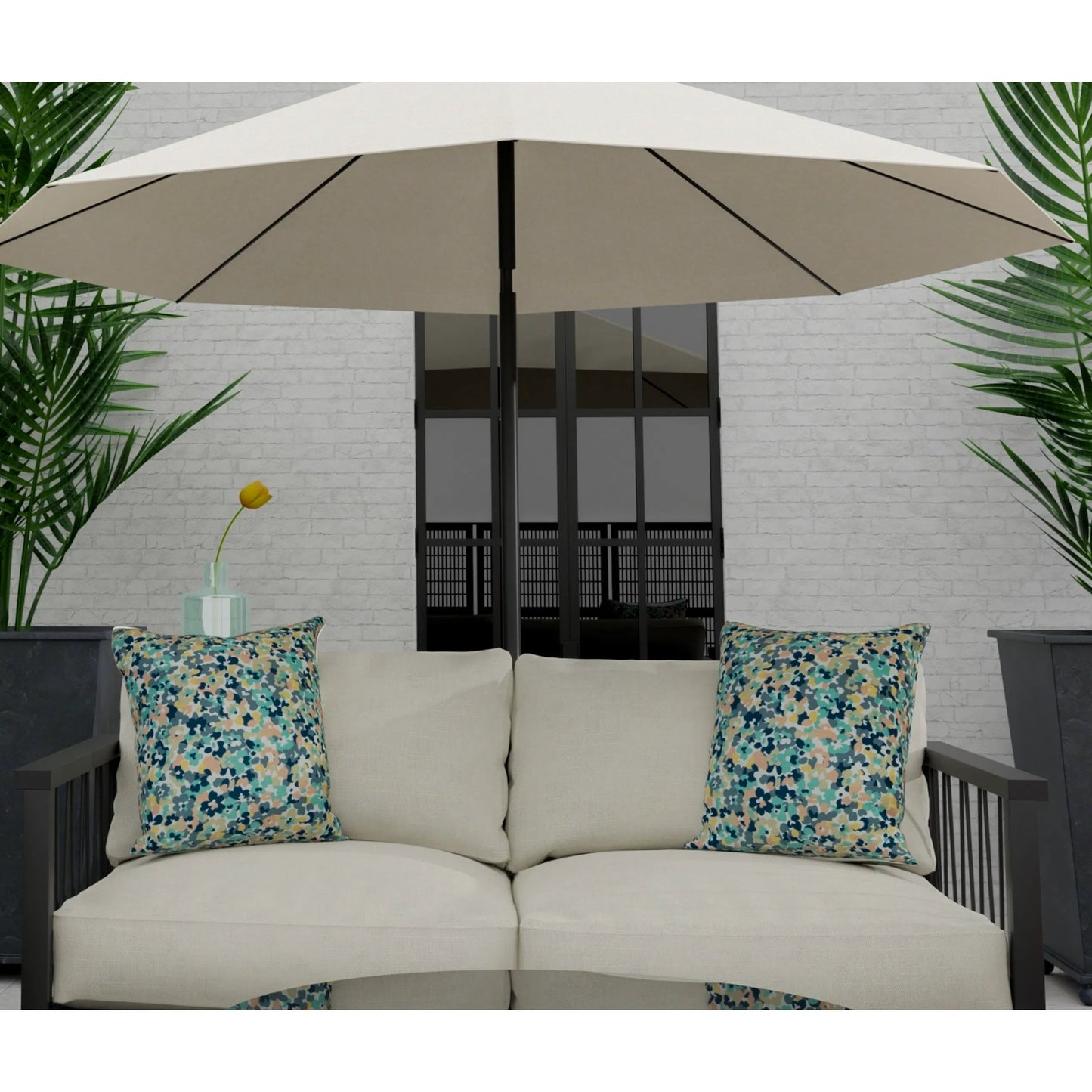 004 SI-2023552 | Lifestyle | Hudson Indoor/Outdoor Pillow by HedgeApple Essentials in multi. Made from polyester in a eclectic & global style.
