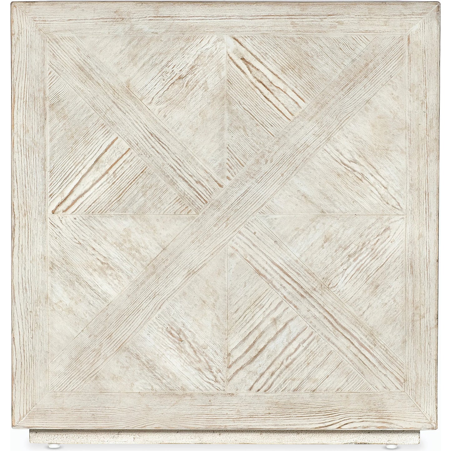 002 SI-2185832 | Additional Silo | Commerce & Market Block Buster End Table by Hooker Furniture in whites, creams, beiges and white finish. Made from pine veneers in a modern style.