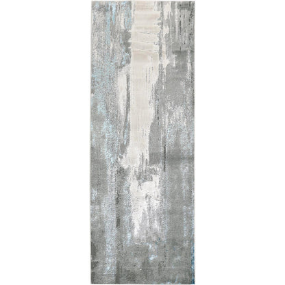 Azure Rug - 3406F by Feizy in gray, ivory, blue. Made from polyester, polypropylene in a unique style.