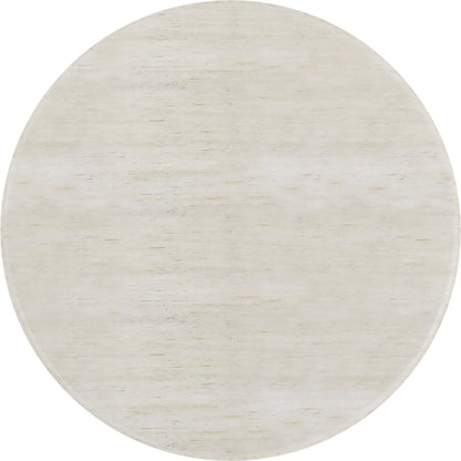 Ashlar Round Dining Table by A.R.T. Furniture in bisque, sanded bronze. Made from parawood solids, birch veneers, resin in a transitional style.