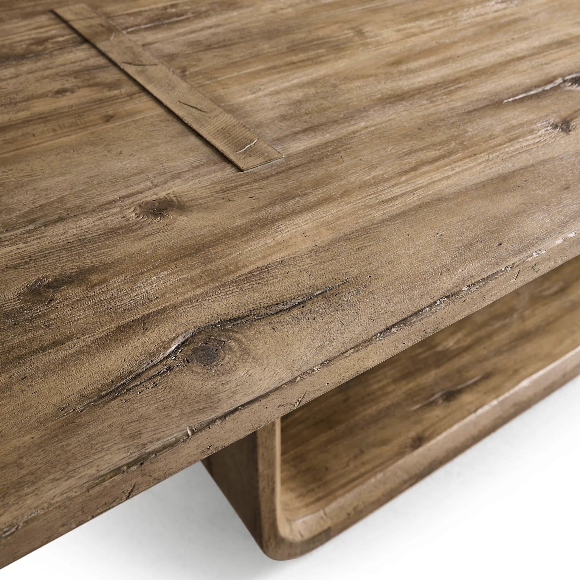 108" Stone Ridge Rectangular Table by Jonathan Charles in tully light acacia. Made from acacia veneer in a transitional style.