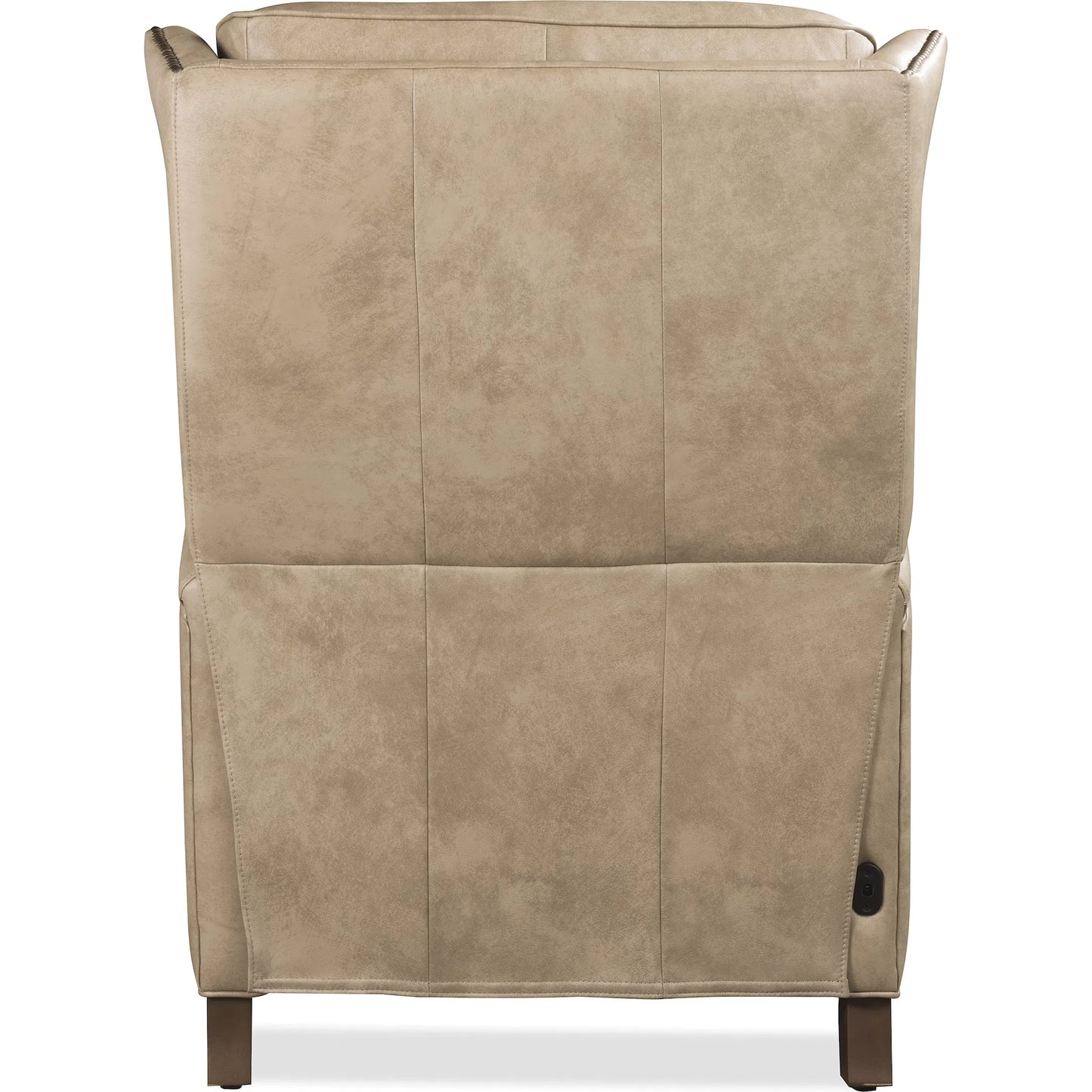003 SI-2458624 | Additional Silo | Lansing Power Recliner with Power Headrest by Hooker Furniture in dark wood. Made from leather in a traditional style.