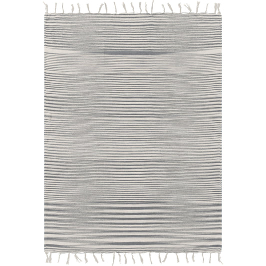 Tanga - 29328 by Surya in slate, moss, charcoal, ivory. Made from 100% cotton in a modern style.