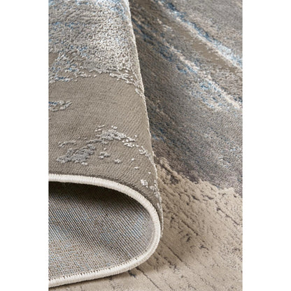 Azure Rug - 3406F by Feizy in gray, ivory, blue. Made from polyester, polypropylene in a unique style.