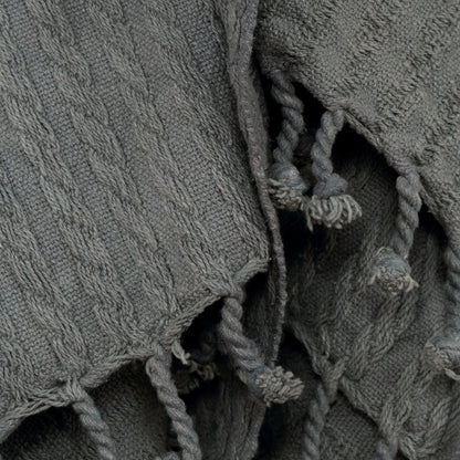 Groveland Throw by HedgeApple Essentials. Made from cotton in a modern style.