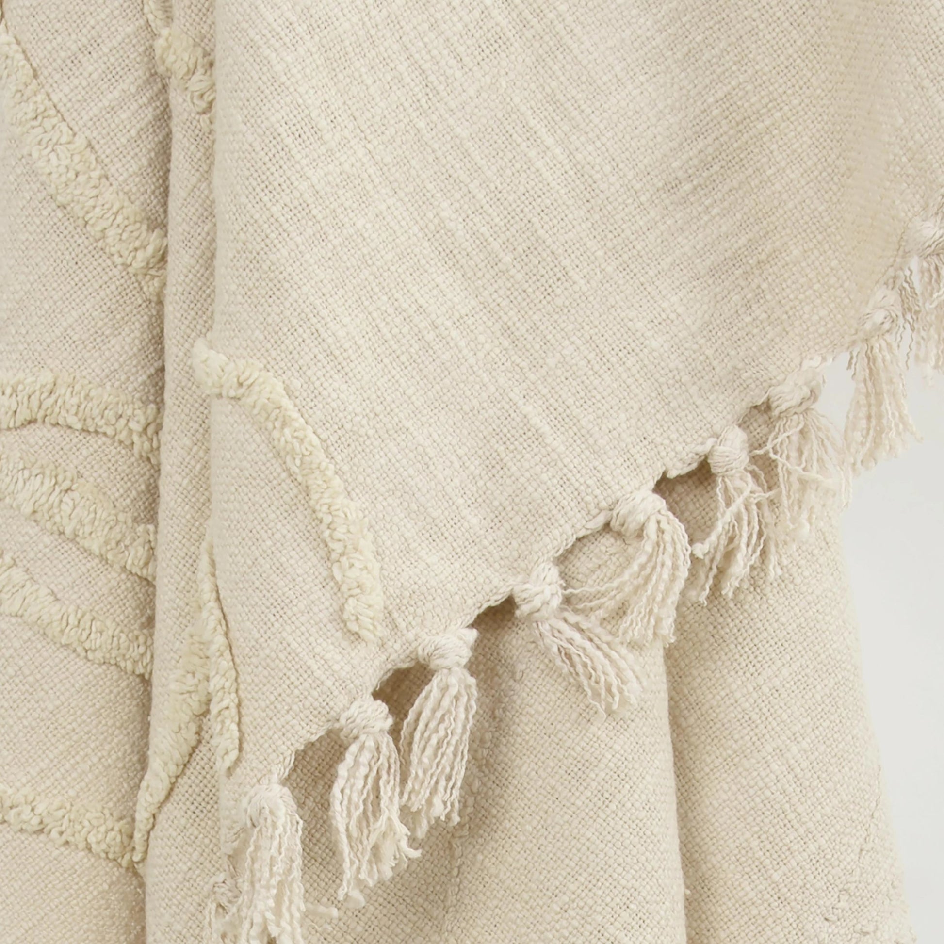 Silverdale Throw by HedgeApple Essentials. Made from woven textured cotton in a modern style.