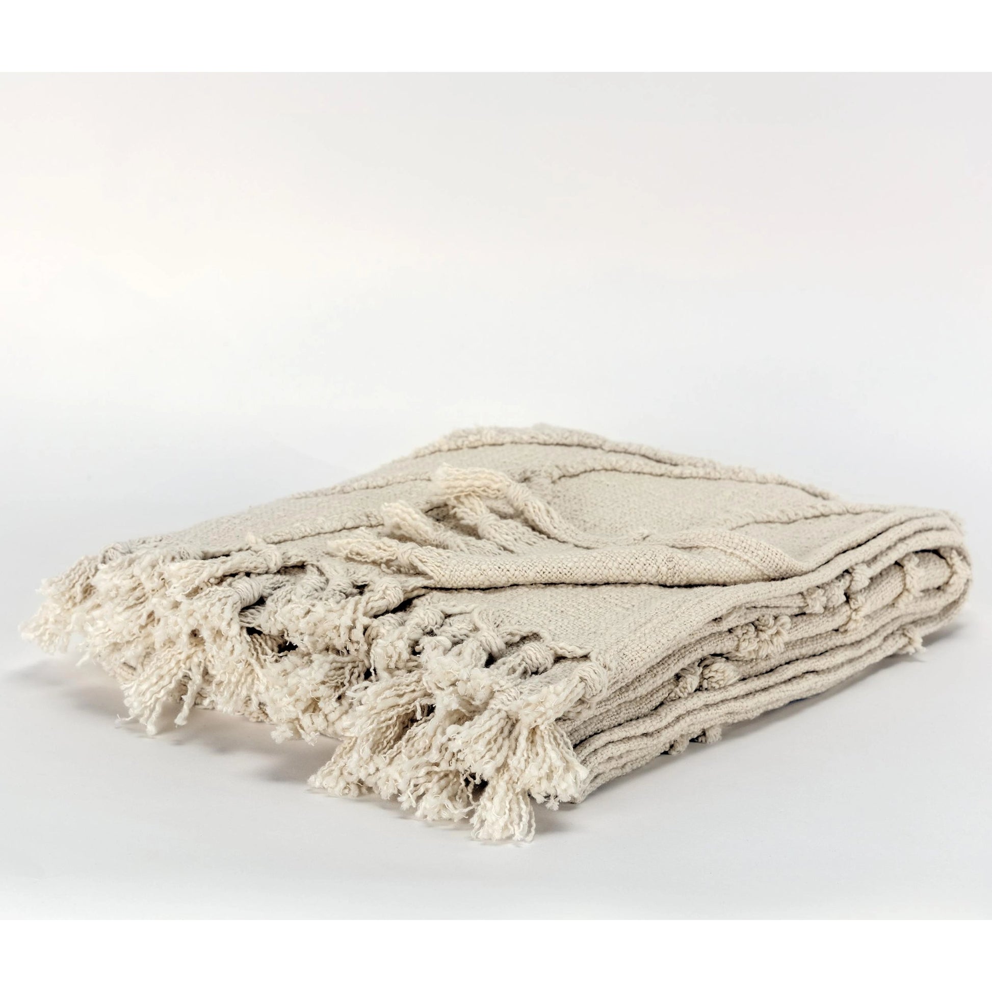 Silverdale Throw by HedgeApple Essentials. Made from woven textured cotton in a modern style.