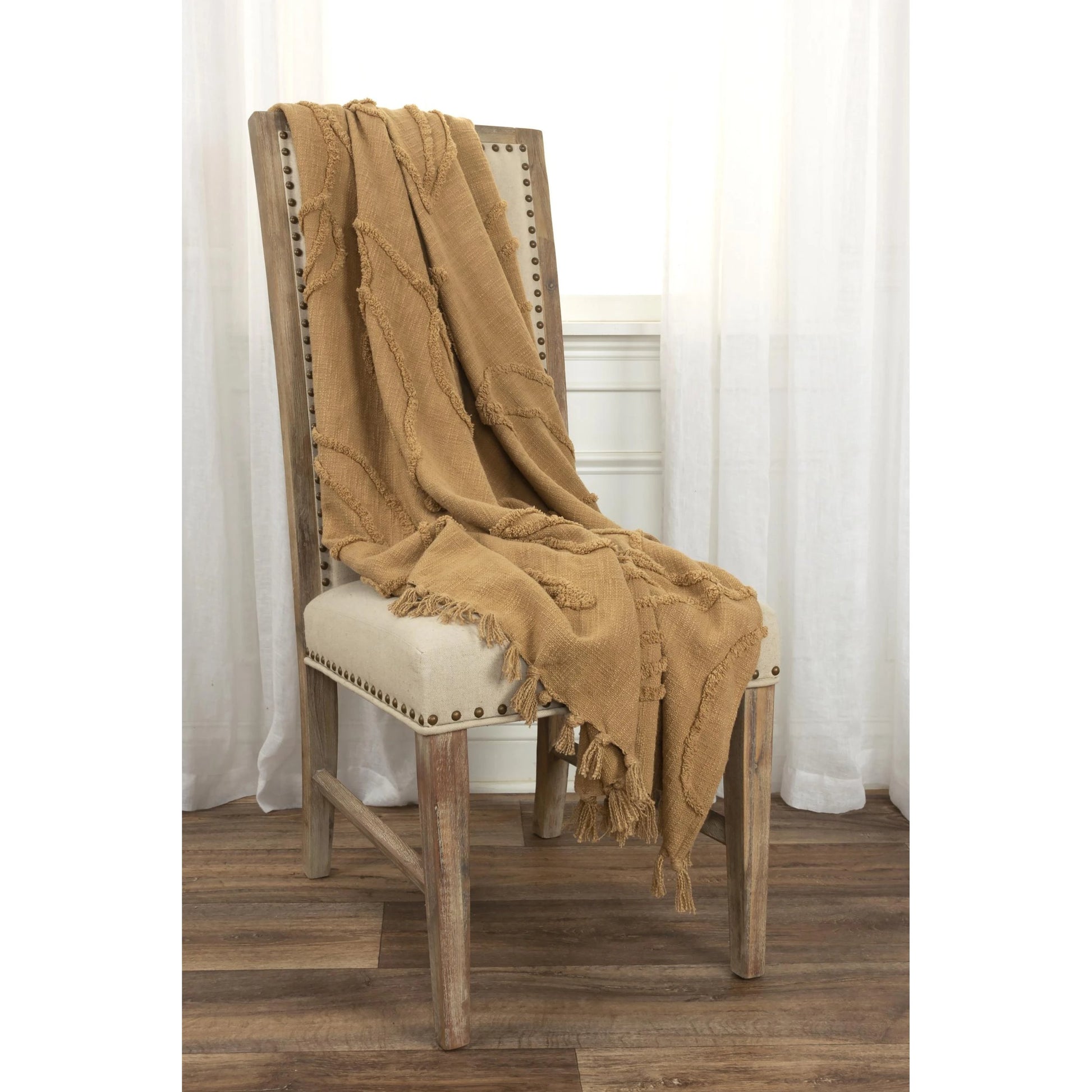 Silverdale Throw by HedgeApple Essentials. Made from woven textured cotton in a modern style.