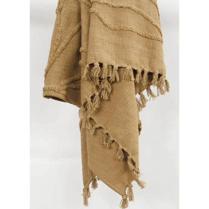 Silverdale Throw by HedgeApple Essentials. Made from woven textured cotton in a modern style.