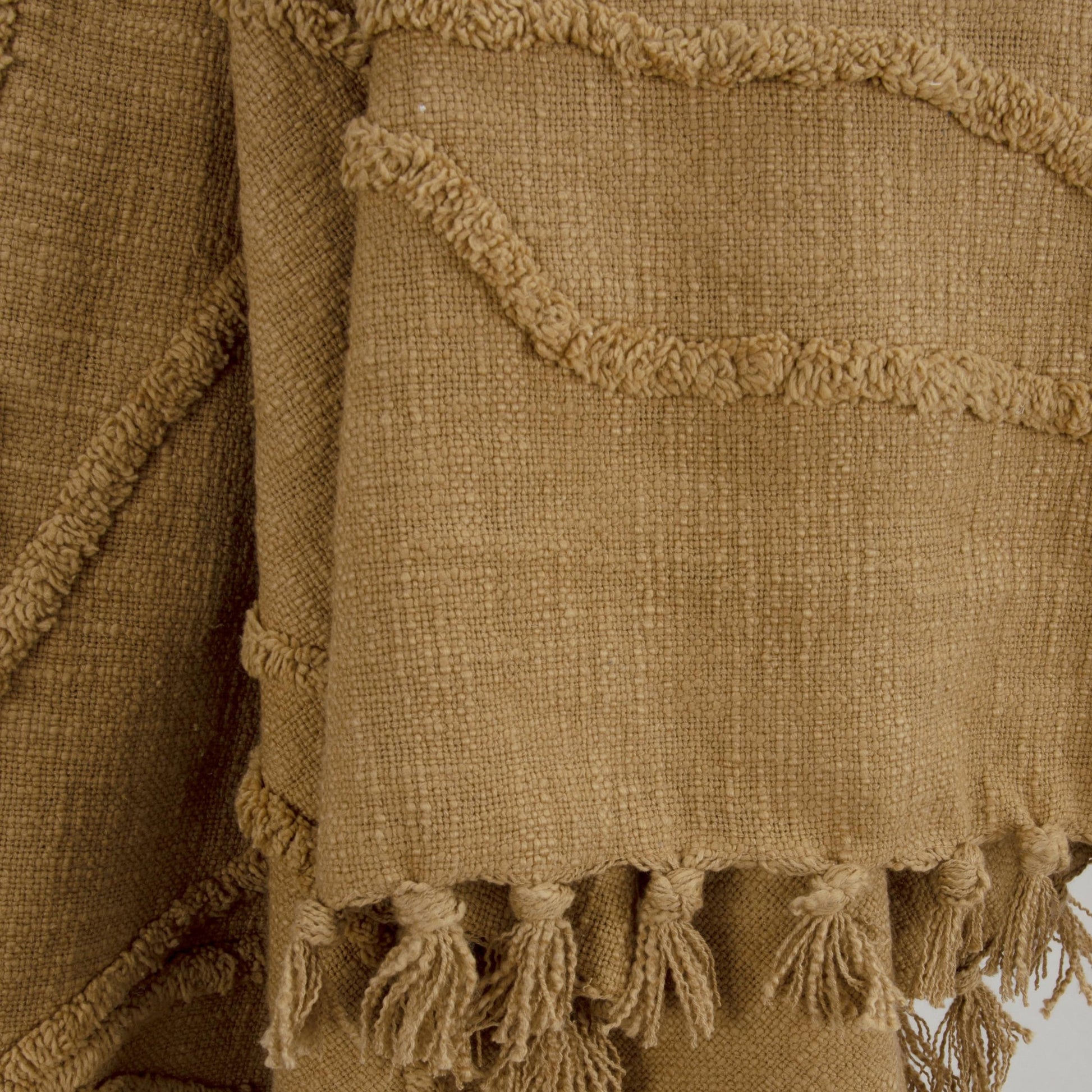 Silverdale Throw by HedgeApple Essentials. Made from woven textured cotton in a modern style.