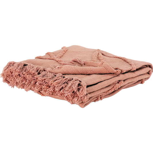 Silverdale Throw by HedgeApple Essentials. Made from woven textured cotton in a modern style.