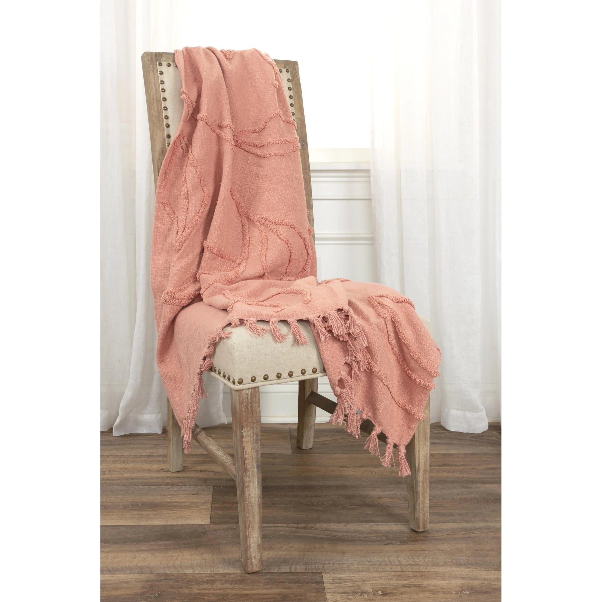 Silverdale Throw by HedgeApple Essentials. Made from woven textured cotton in a modern style.