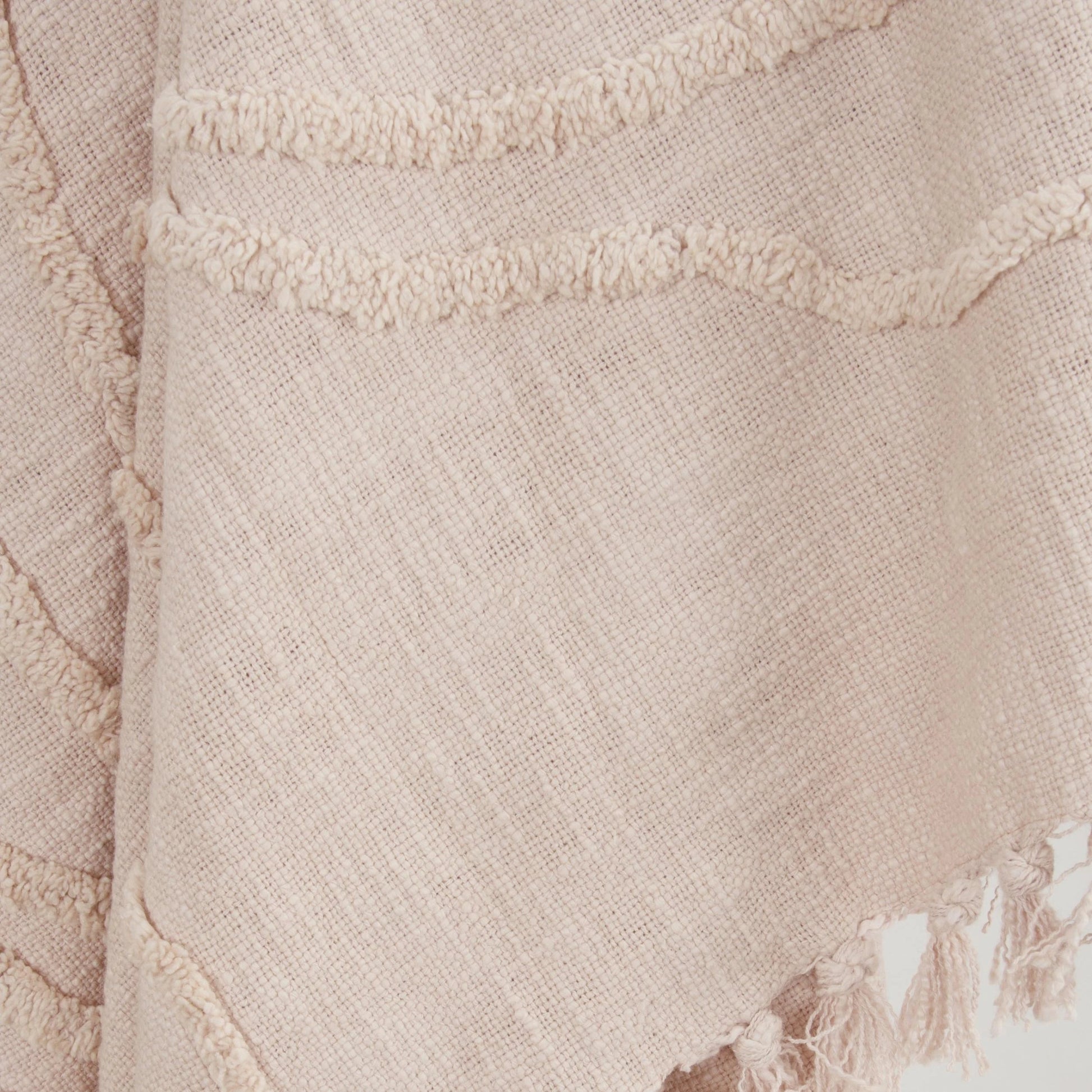 Silverdale Throw by HedgeApple Essentials. Made from woven textured cotton in a modern style.