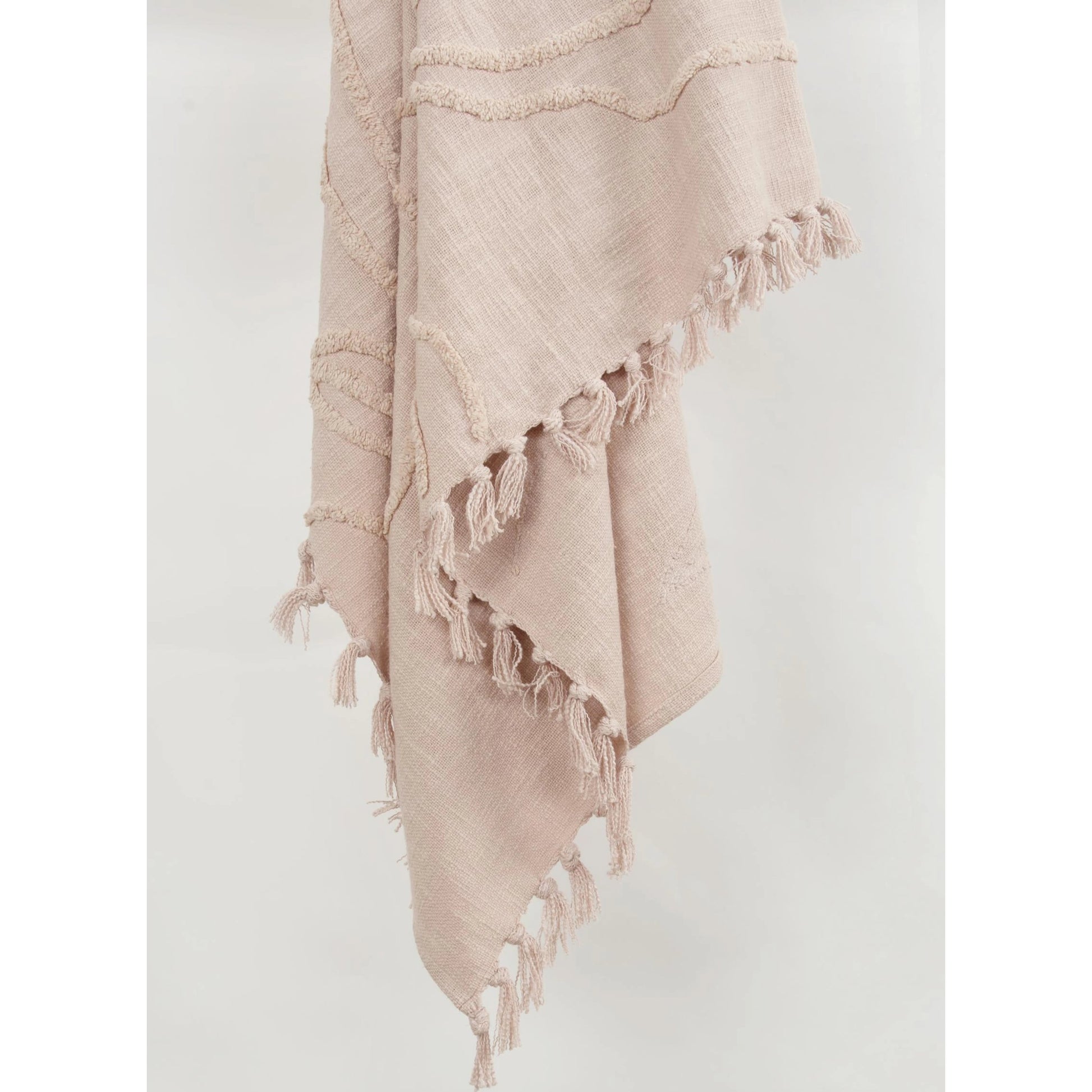 Silverdale Throw by HedgeApple Essentials. Made from woven textured cotton in a modern style.