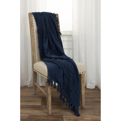 Silverdale Throw by HedgeApple Essentials. Made from woven textured cotton in a modern style.