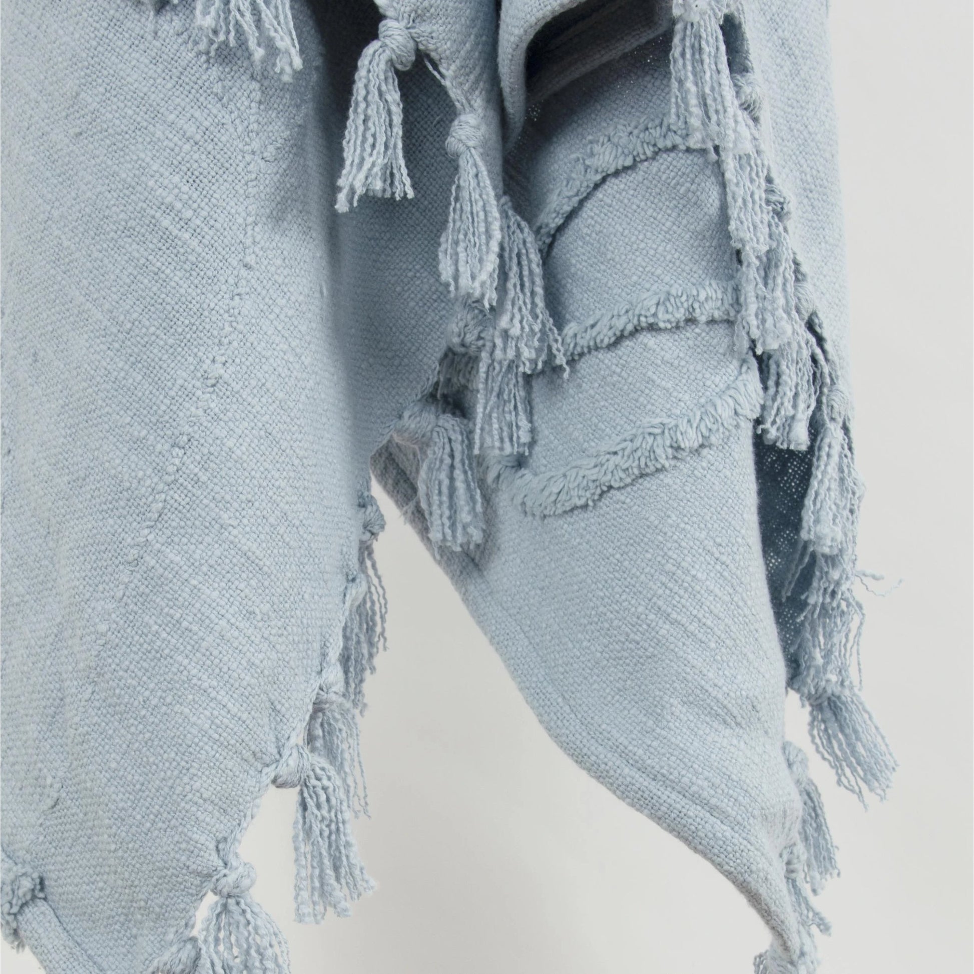 Silverdale Throw by HedgeApple Essentials. Made from woven textured cotton in a modern style.