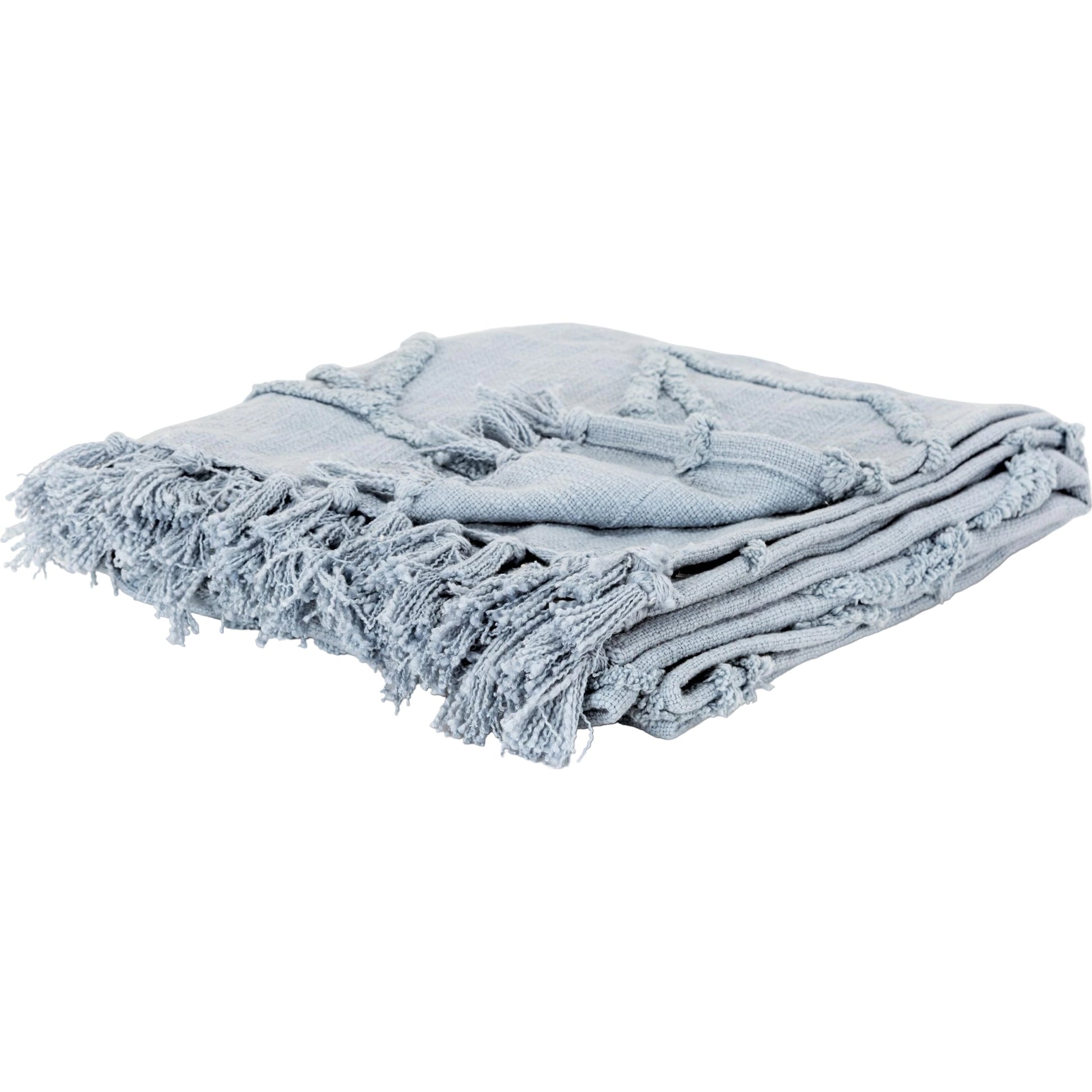 Silverdale Throw by HedgeApple Essentials. Made from woven textured cotton in a modern style.