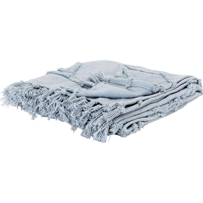Silverdale Throw by HedgeApple Essentials. Made from woven textured cotton in a modern style.