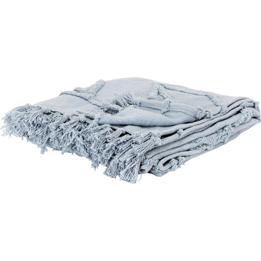 Silverdale Throw by HedgeApple Essentials. Made from woven textured cotton in a modern style.
