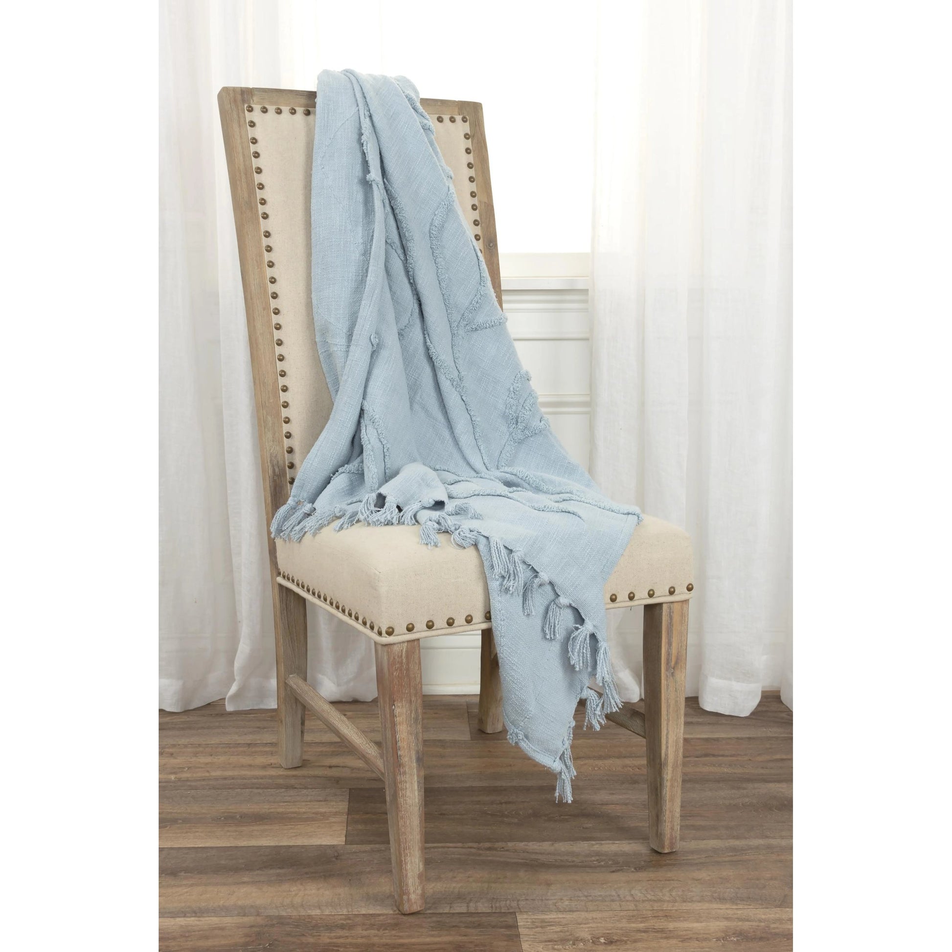 Silverdale Throw by HedgeApple Essentials. Made from woven textured cotton in a modern style.