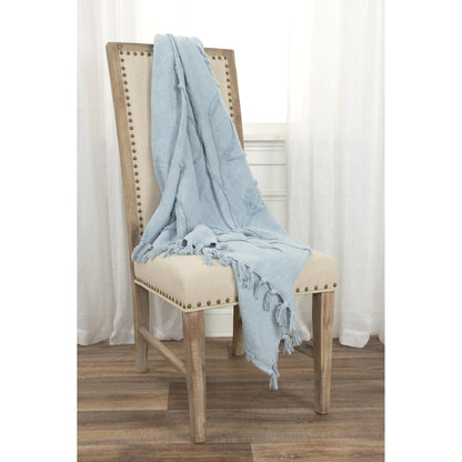 Silverdale Throw by HedgeApple Essentials. Made from woven textured cotton in a modern style.