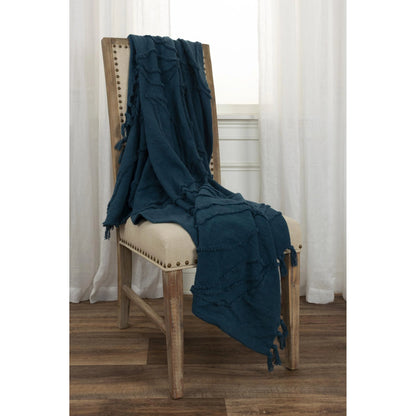 Silverdale Throw by HedgeApple Essentials. Made from woven textured cotton in a modern style.