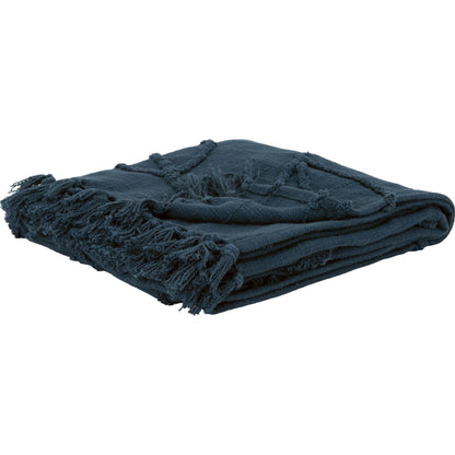 Silverdale Throw by HedgeApple Essentials. Made from woven textured cotton in a modern style.
