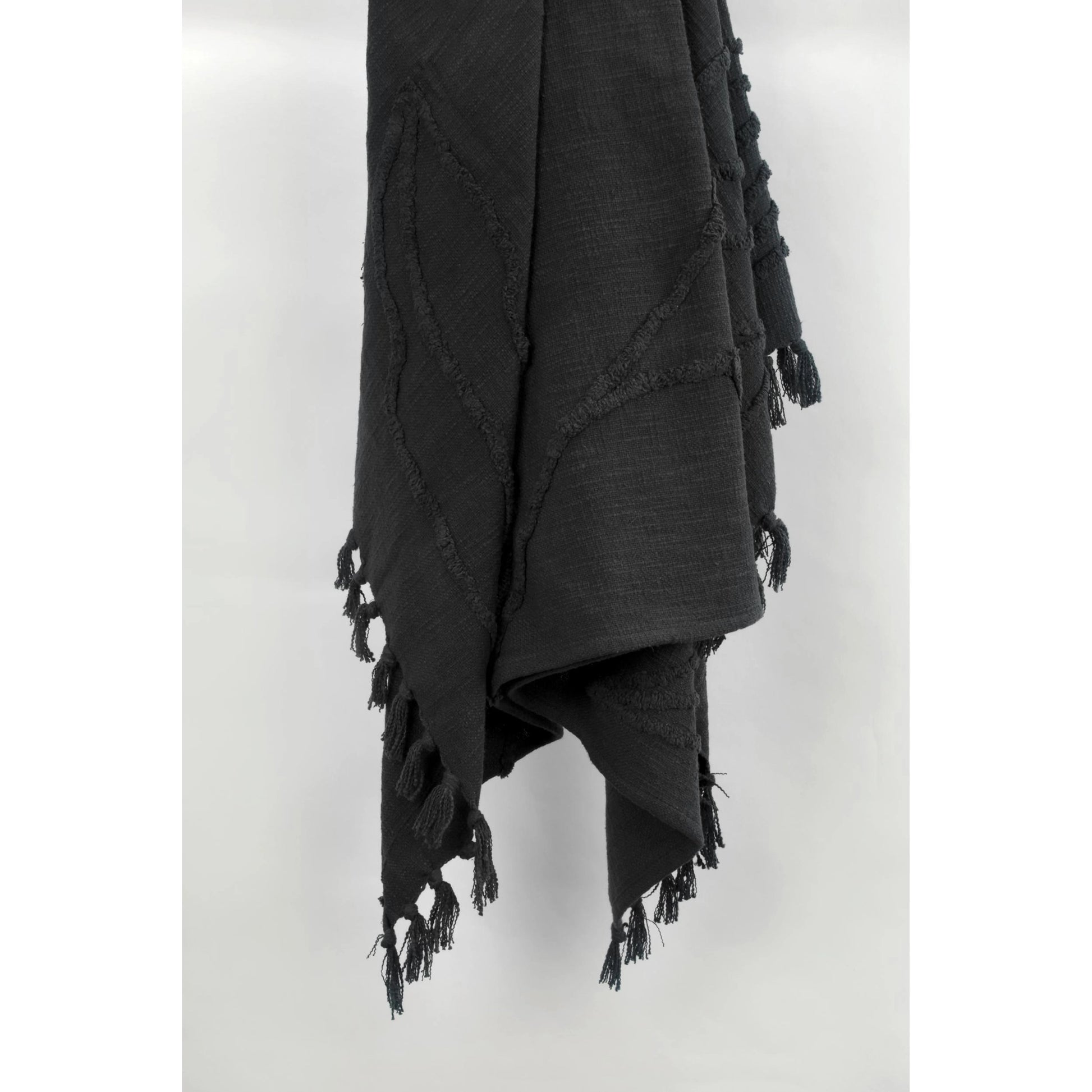 Silverdale Throw by HedgeApple Essentials. Made from woven textured cotton in a modern style.