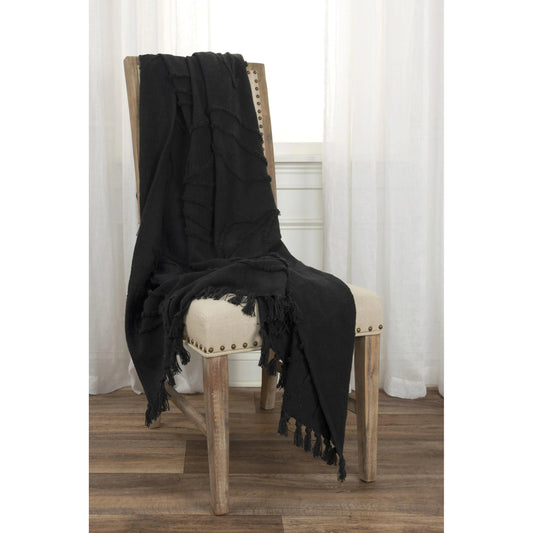 Silverdale Throw by HedgeApple Essentials. Made from woven textured cotton in a modern style.