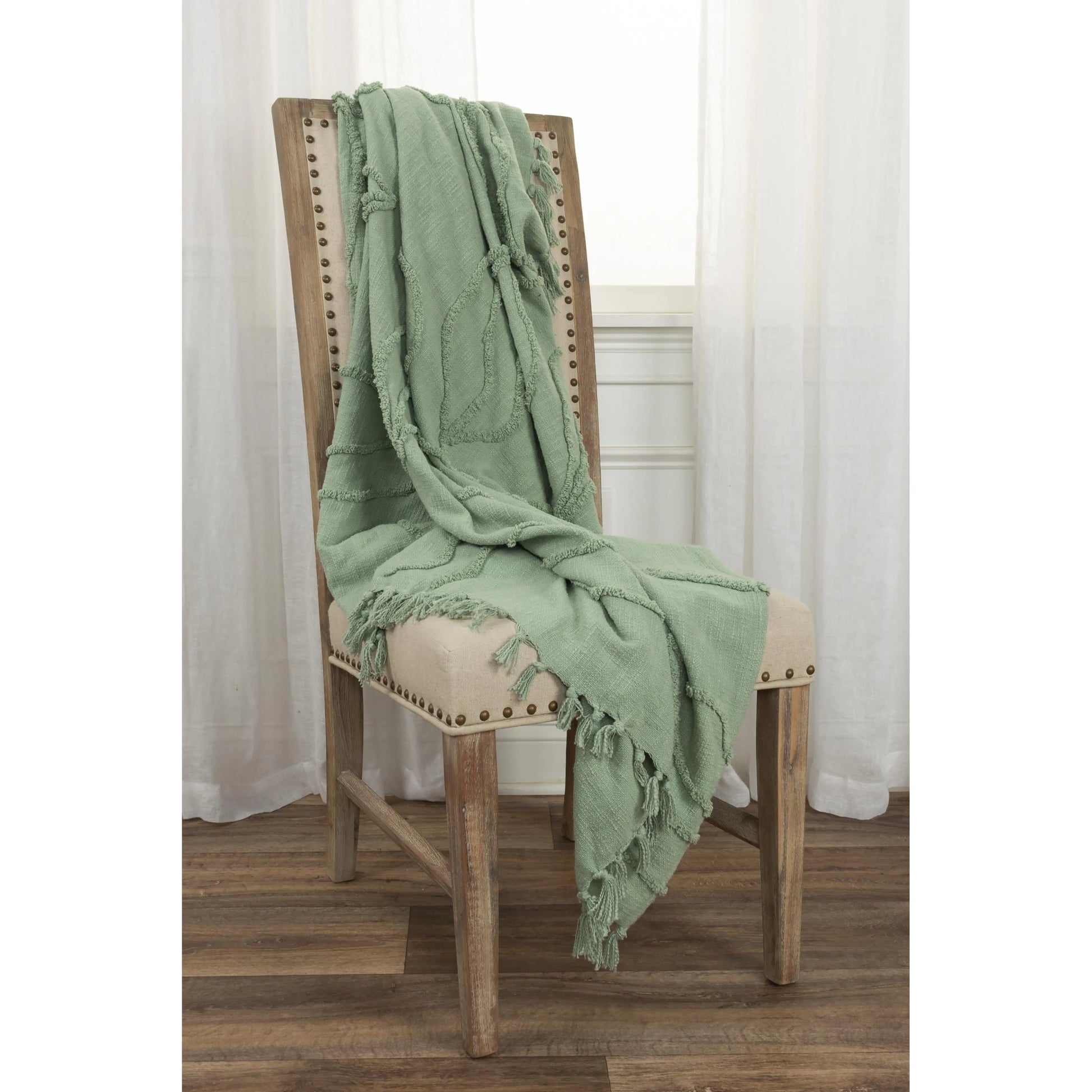 Silverdale Throw by HedgeApple Essentials. Made from woven textured cotton in a modern style.