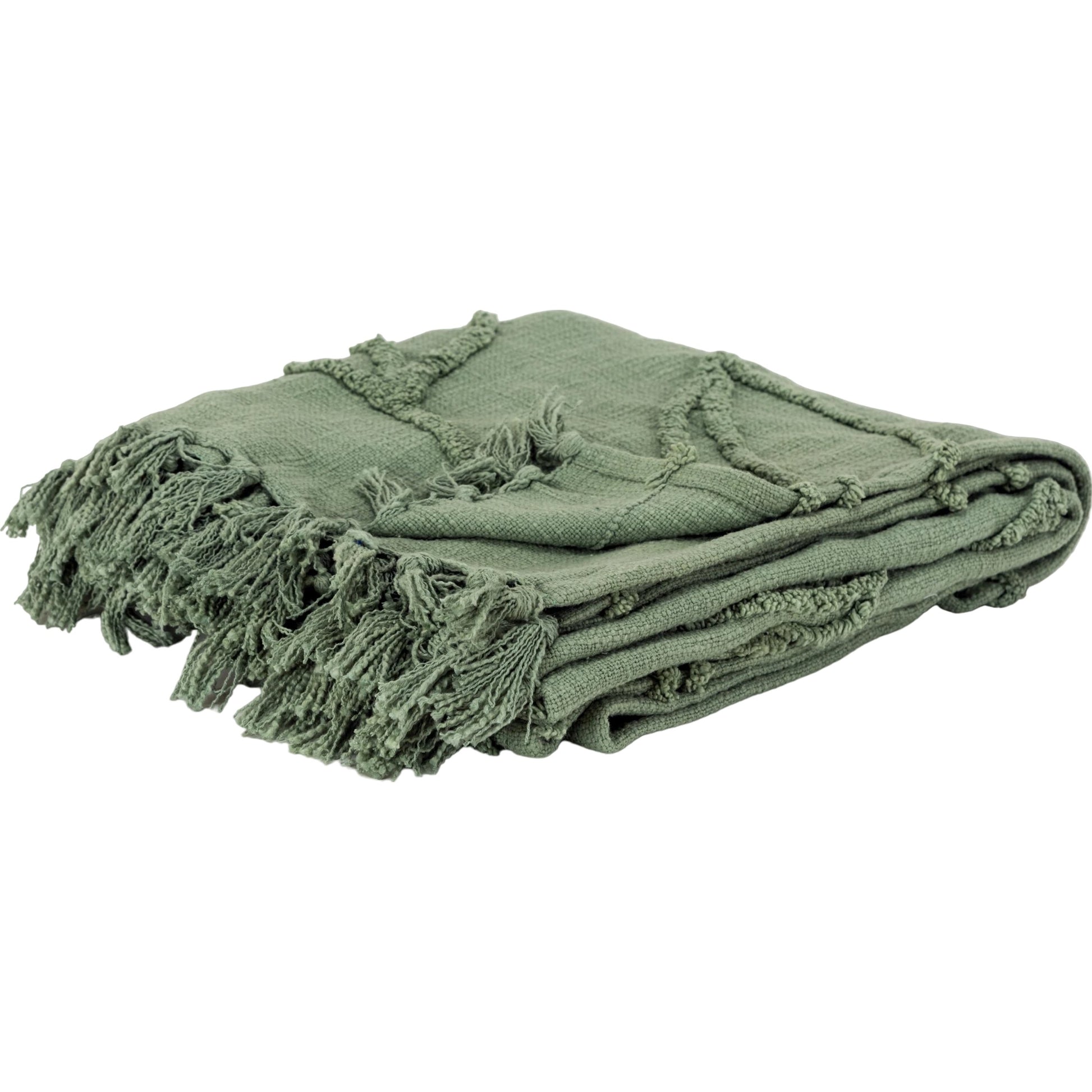 Silverdale Throw by HedgeApple Essentials. Made from woven textured cotton in a modern style.