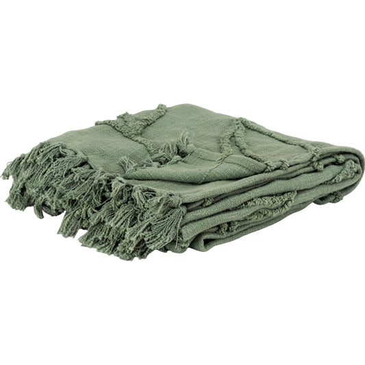 Silverdale Throw by HedgeApple Essentials. Made from woven textured cotton in a modern style.
