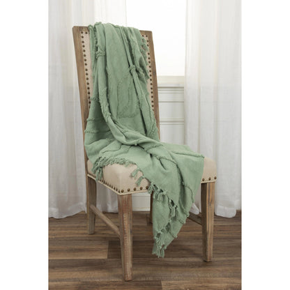 Silverdale Throw by HedgeApple Essentials. Made from woven textured cotton in a modern style.