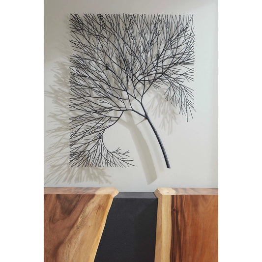 Wire Tree Wall Art by Phillips Collection in black. Made from metal in a modern style.