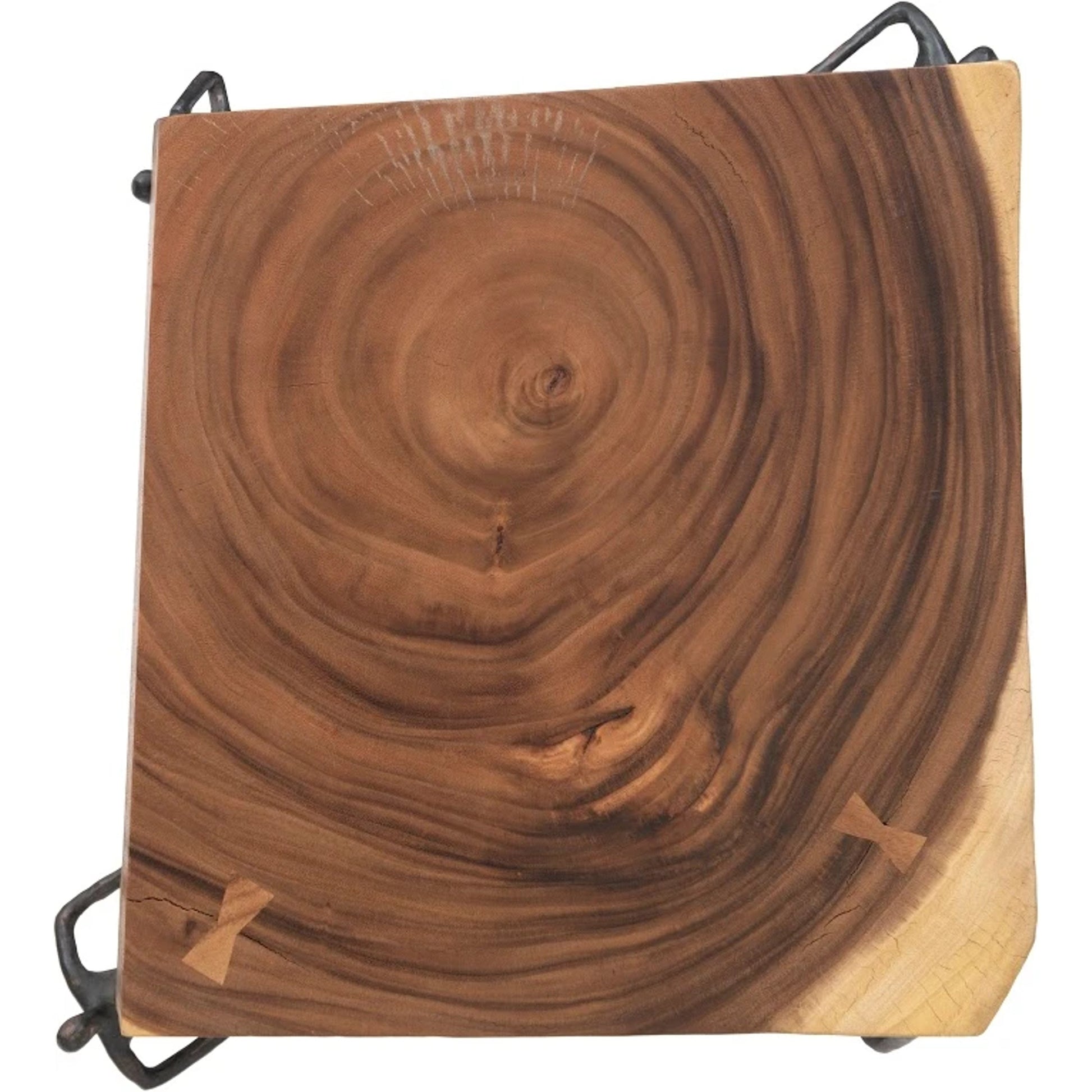 Atlas Side Table Chamcha Wood, Natural by Phillips Collection in natural. Made from unique in a eclectic & global style.