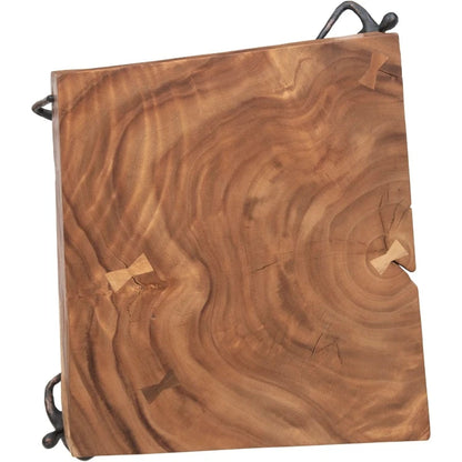 Atlas Side Table Chamcha Wood, Natural by Phillips Collection in natural. Made from unique in a eclectic & global style.