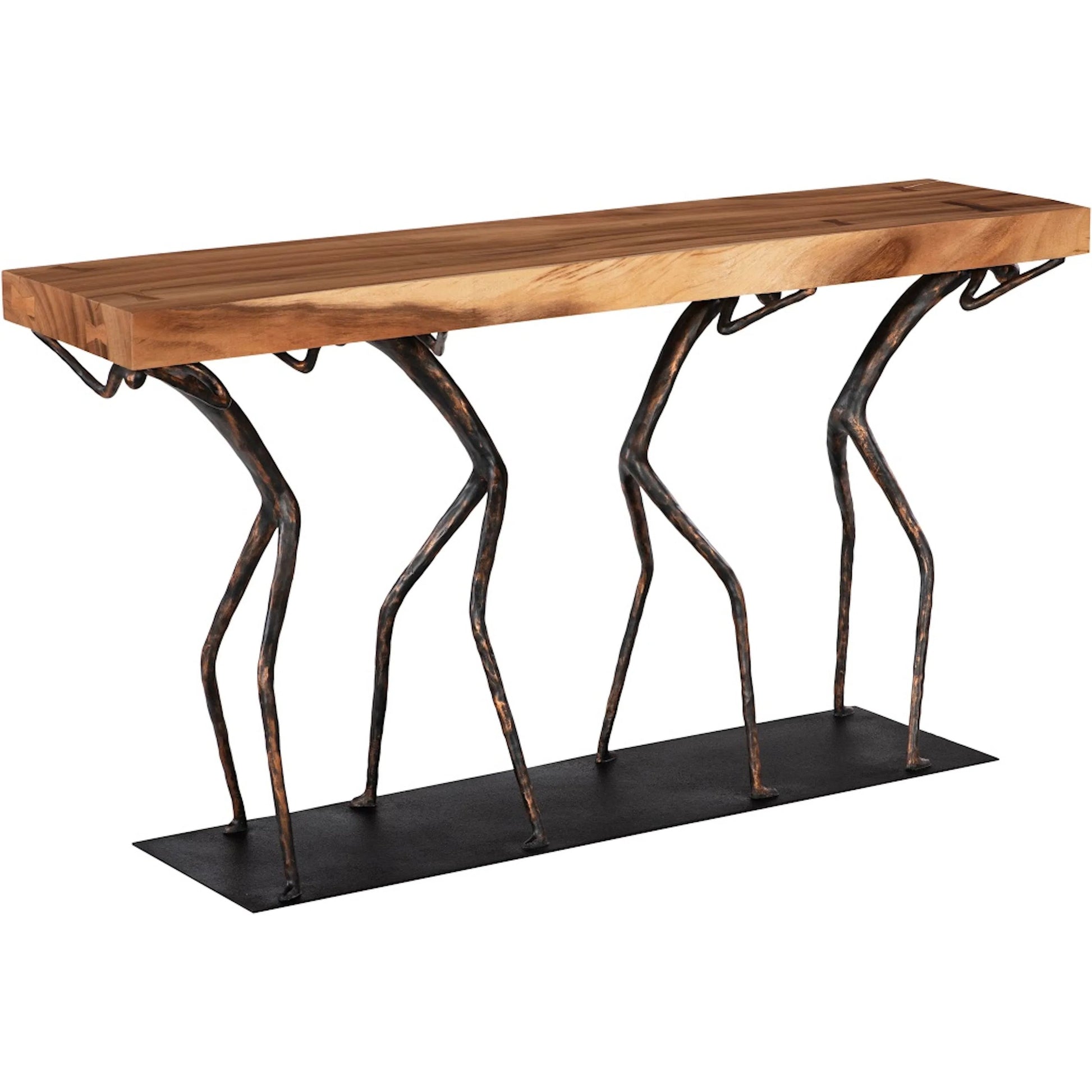 Atlas Console Table by Phillips Collection. Made from wood, chamcha in a eclectic & global style.