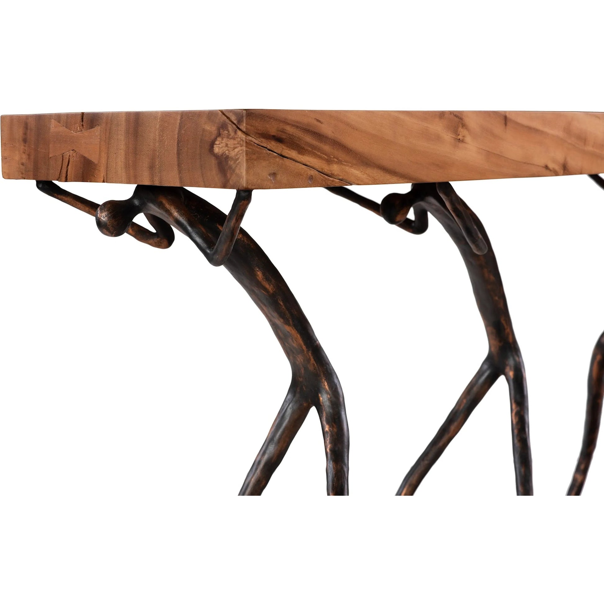 Atlas Console Table by Phillips Collection. Made from wood, chamcha in a eclectic & global style.