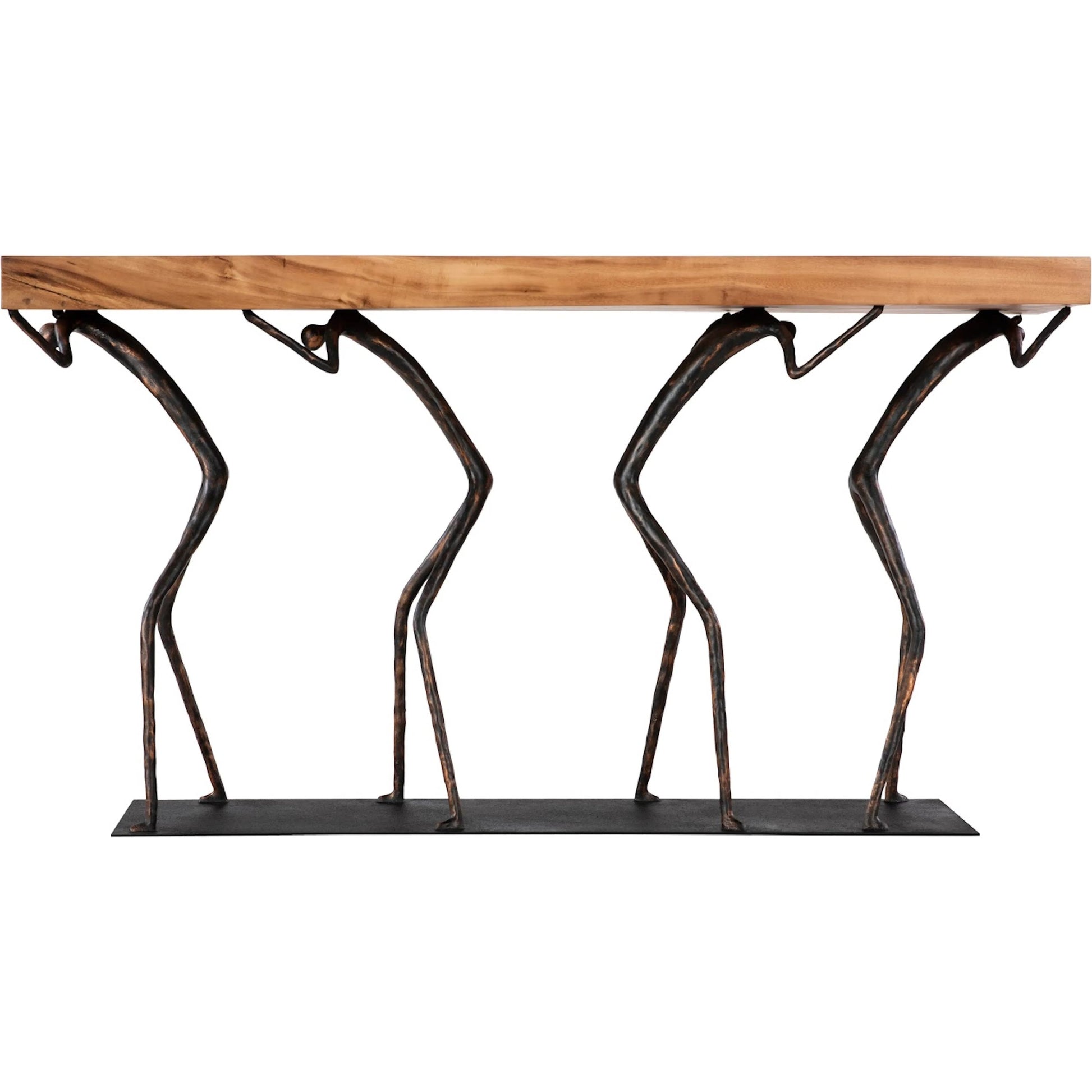 Atlas Console Table by Phillips Collection. Made from wood, chamcha in a eclectic & global style.
