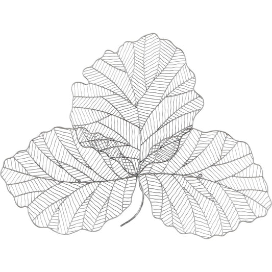 Tri Leaf Wall Art by Phillips Collection. Made from metal in a eclectic & global style.