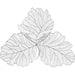 Tri Leaf Wall Art by Phillips Collection. Made from metal in a eclectic & global style.