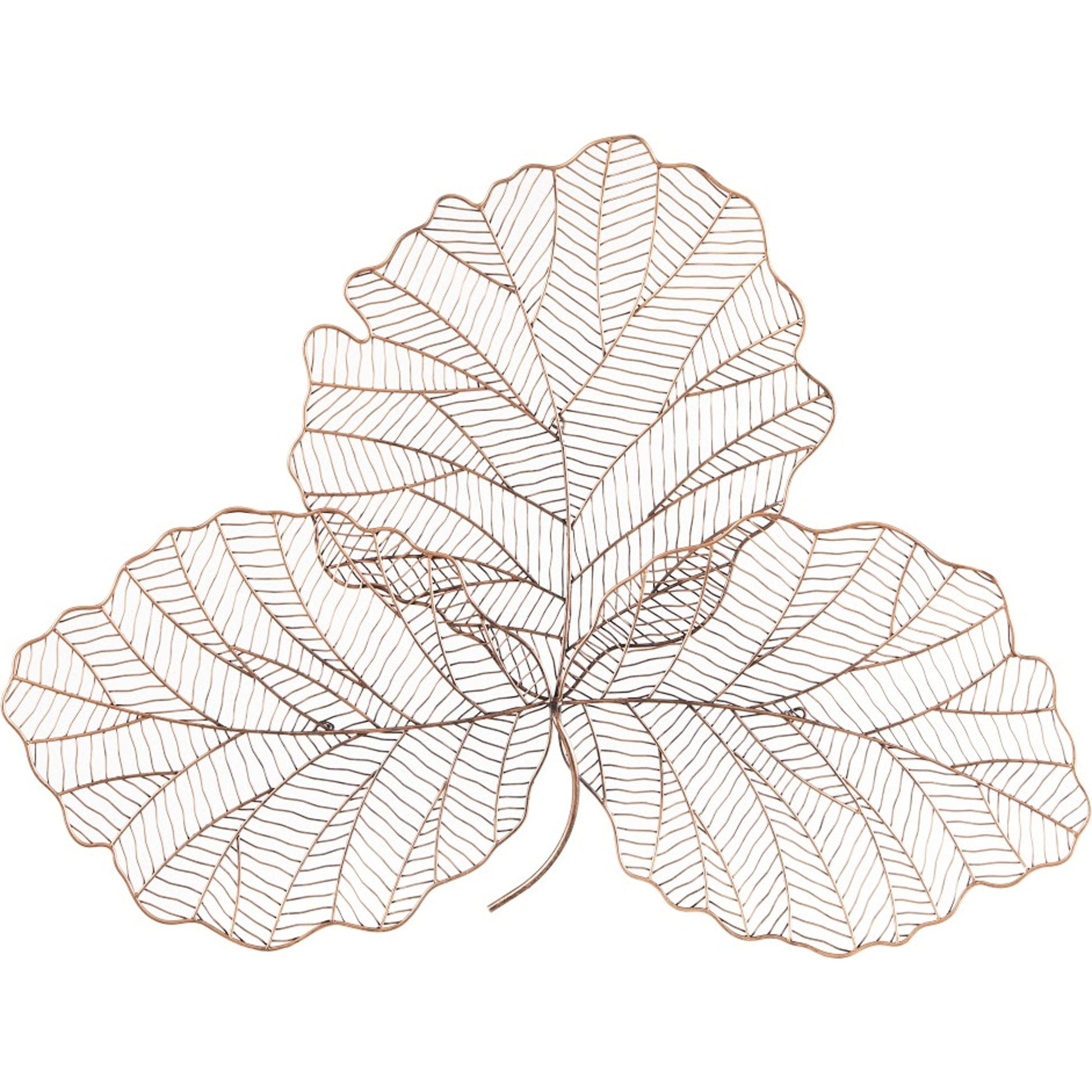 Tri Leaf Wall Art by Phillips Collection. Made from metal in a eclectic & global style.
